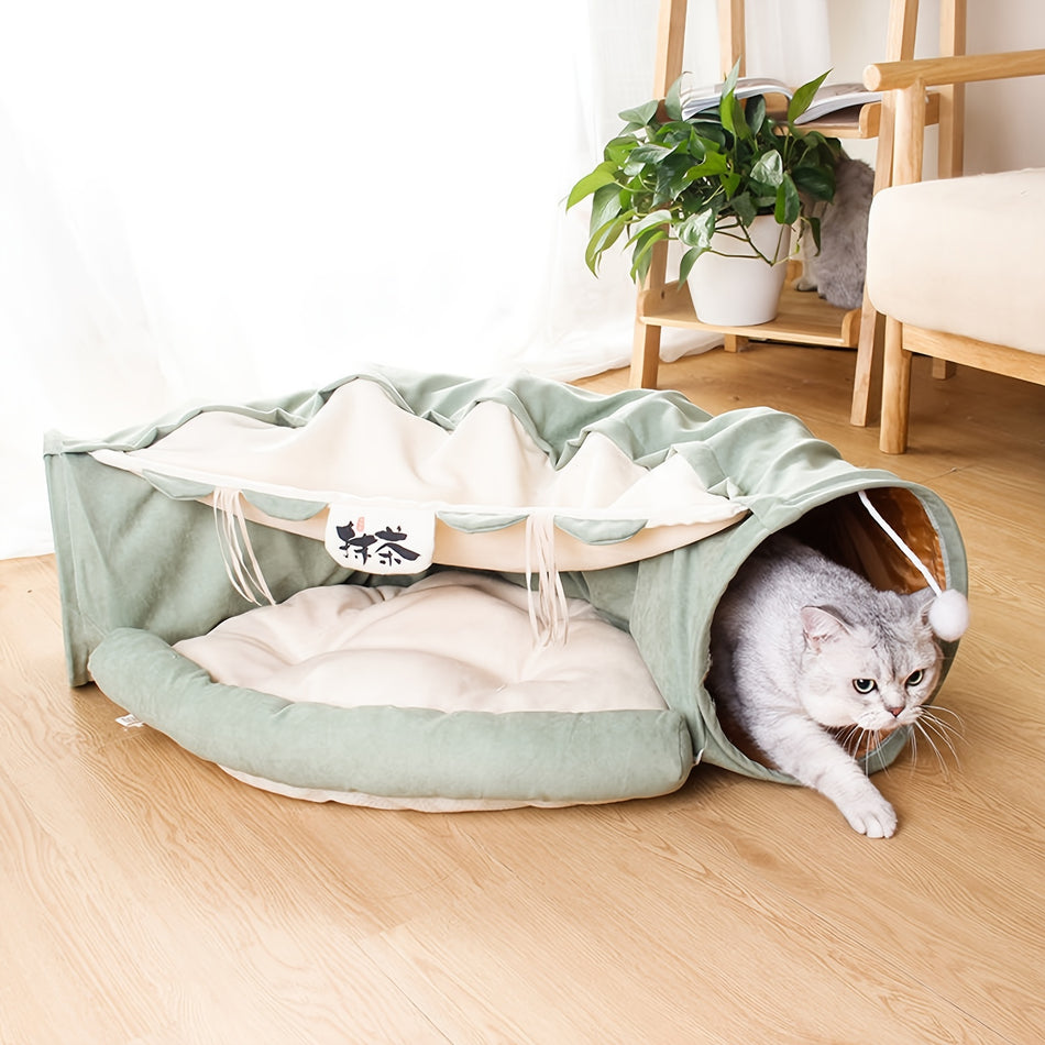 Feline Fun Tunnel - Cat Houses & Condos With Durable,