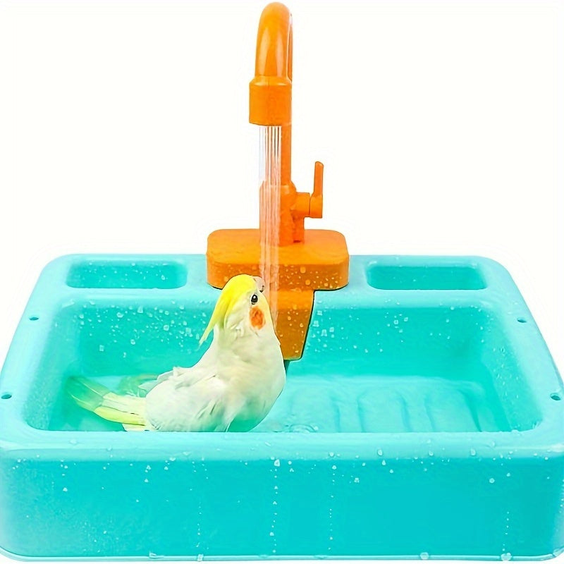 Automatic Bird Bath Tub with Faucet