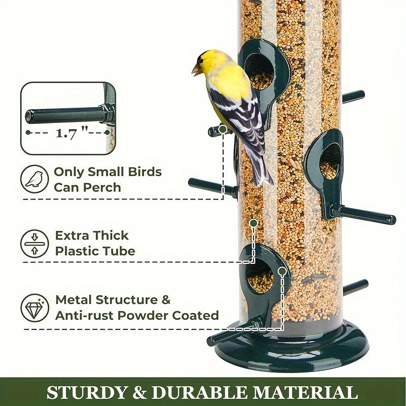 15" Metal Bird Feeder (Chew-Proof)