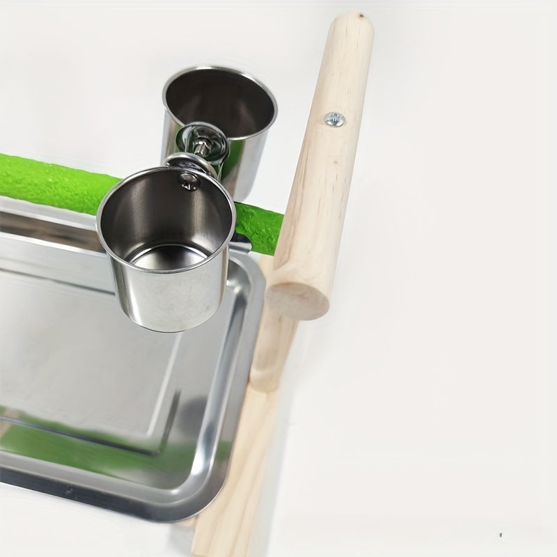 Deluxe Wooden Bird Playstand