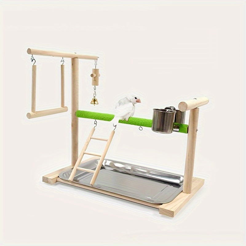 Deluxe Wooden Bird Playstand