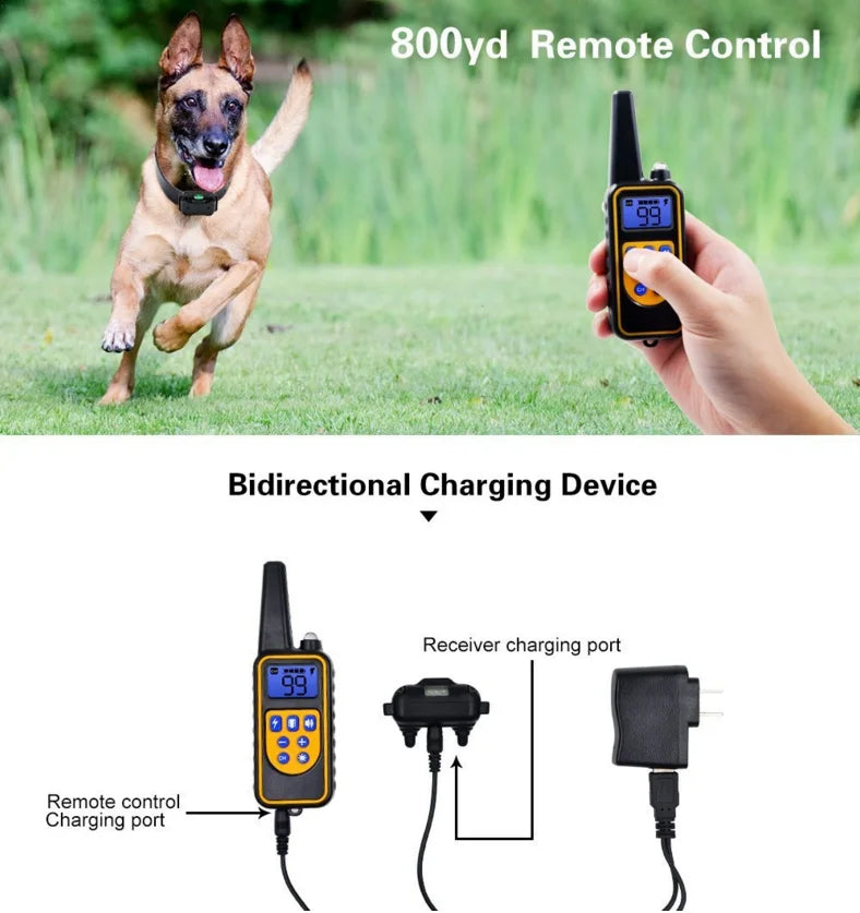 Electric Training Collar Waterproof Bark Collar