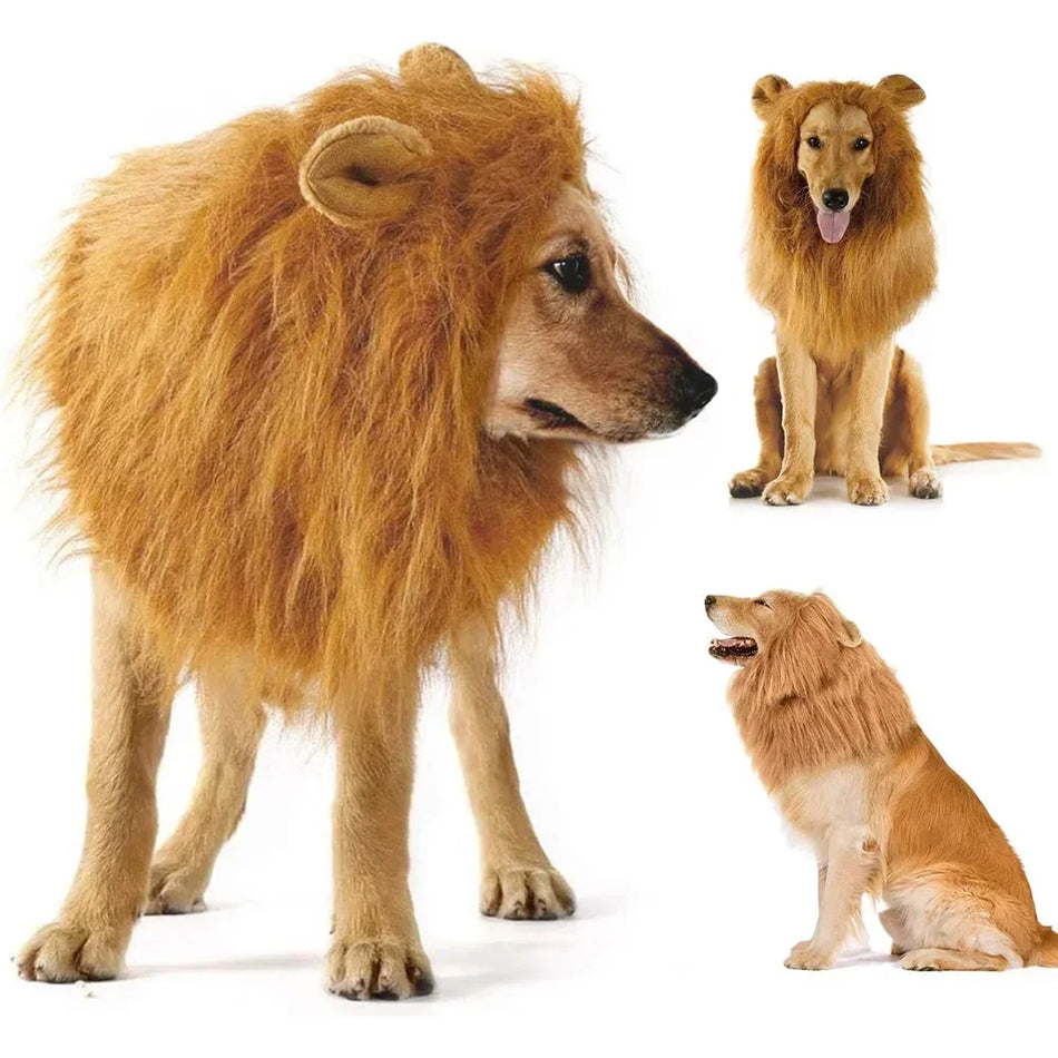 Cute Pet Dog Cosplay Clothes Lion Mane For Dog