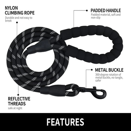 2m Leash Soft Padded Handle Highly