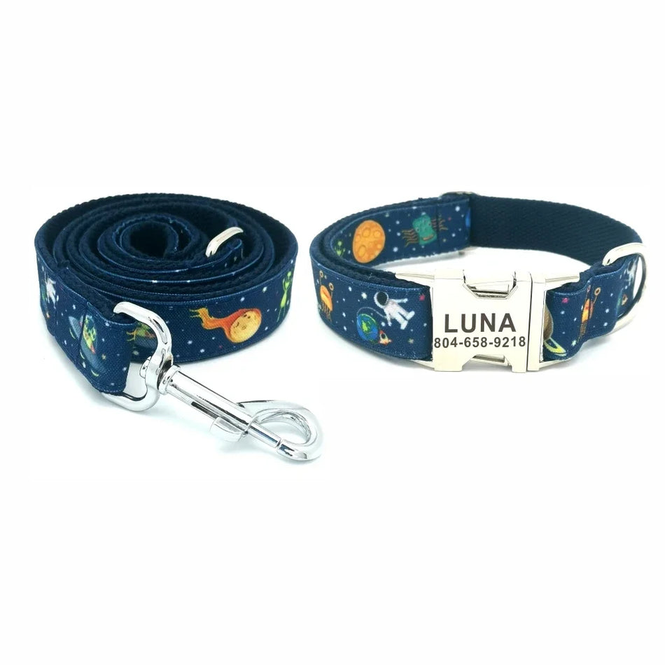 Dog Leash Personalized Id
