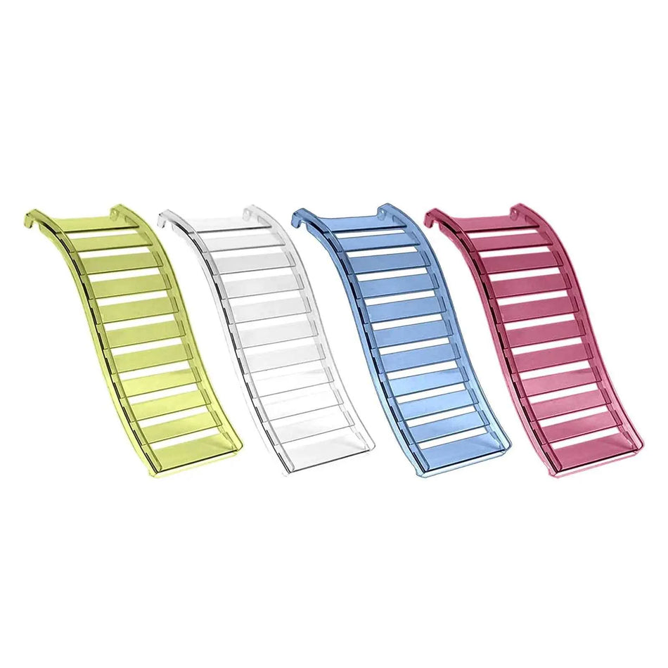 Hamster Ladder Hut Accessory for Platform Stable for Cage Decor Bridge for Hedgehog Small Pets Small Animals Rats Gerbils