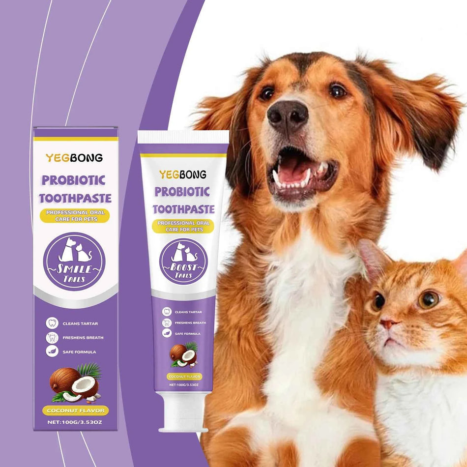 Probiotic Toothpaste Pets Eliminates Plaque Freshens
