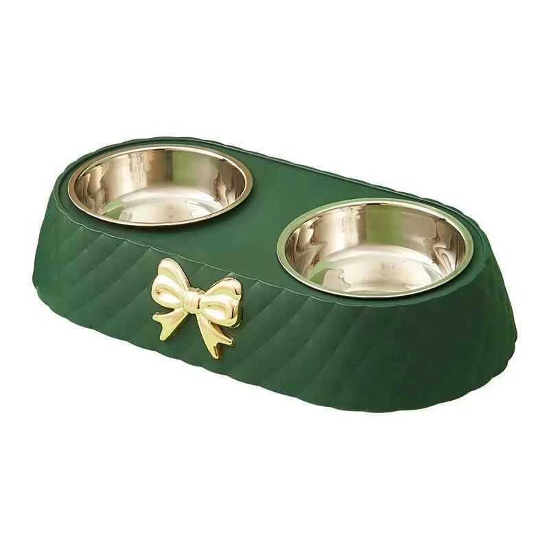 1pc Food Bowls Bowtie Food Drinking 10