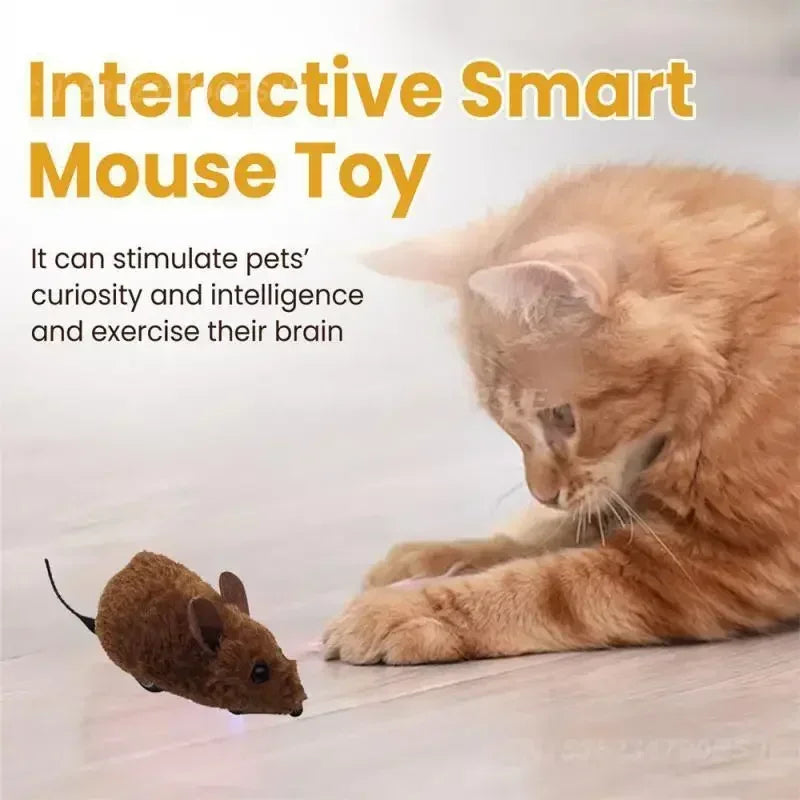 Interactive Mouse Toy Plush Simulation Sound