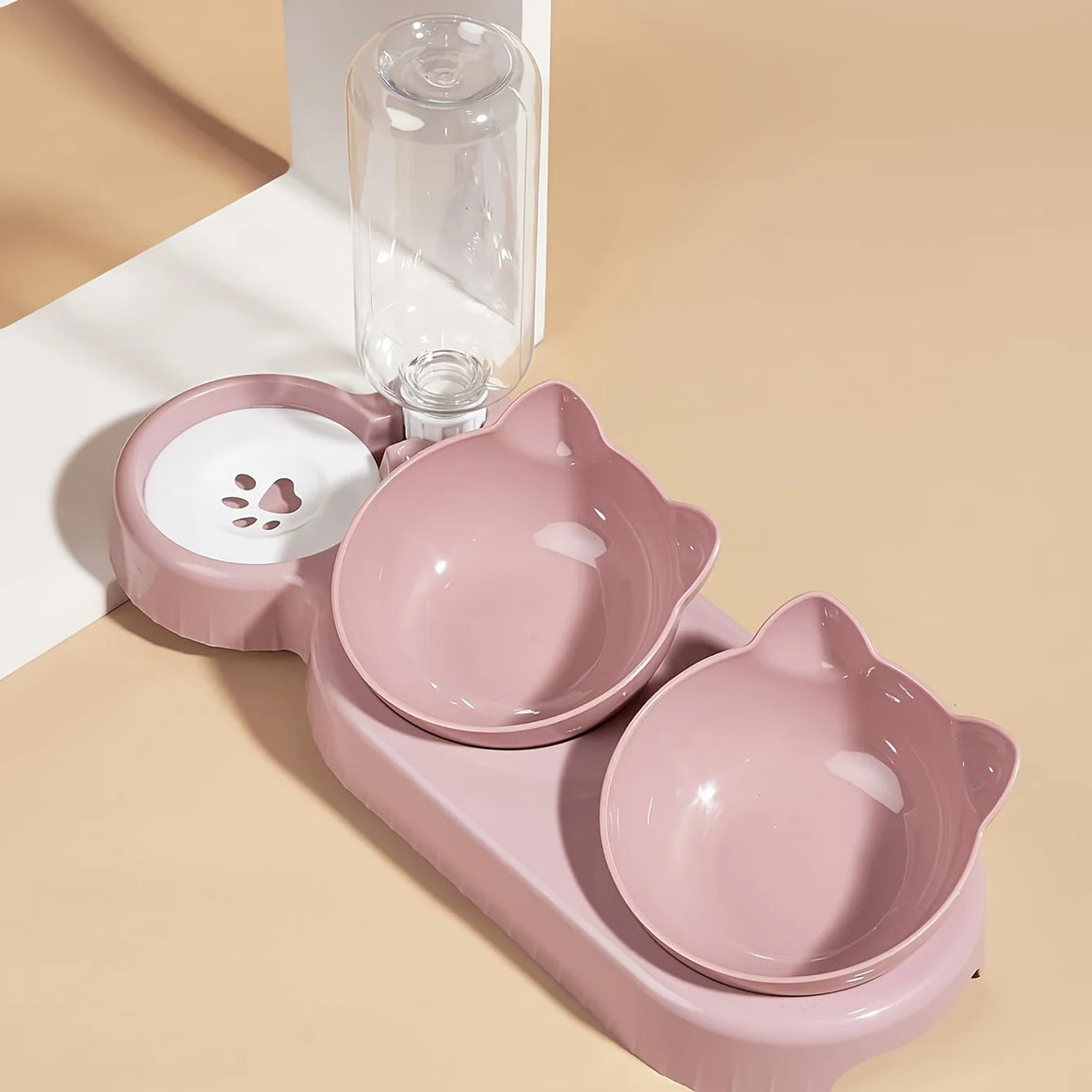 Bowls Water Feeder Ear Design Tilted