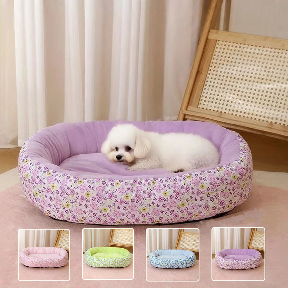 Floral All Season Bed French Bulldog 13