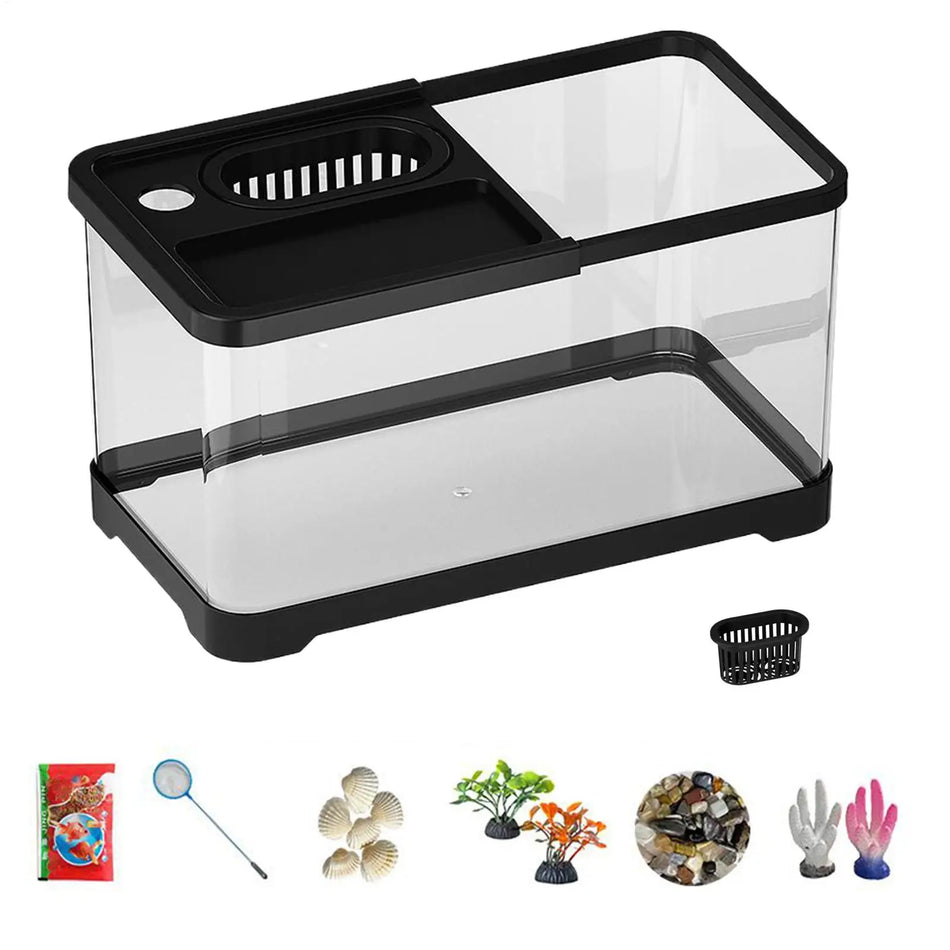 Small Aquarium Kit Led Fish Tank