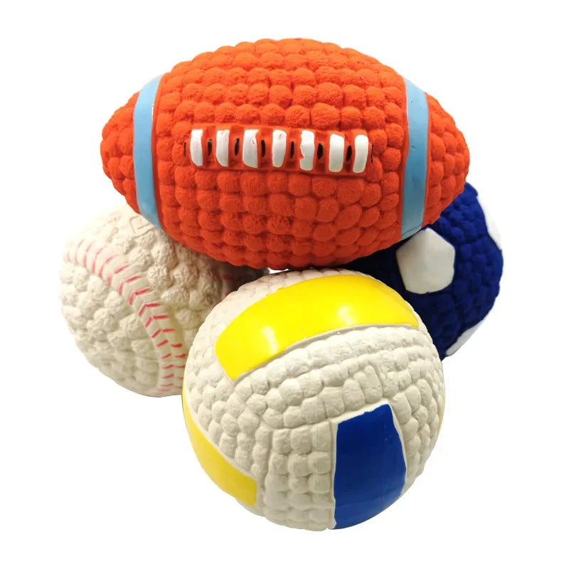 Soft Ball Squeaky Toy Small Large