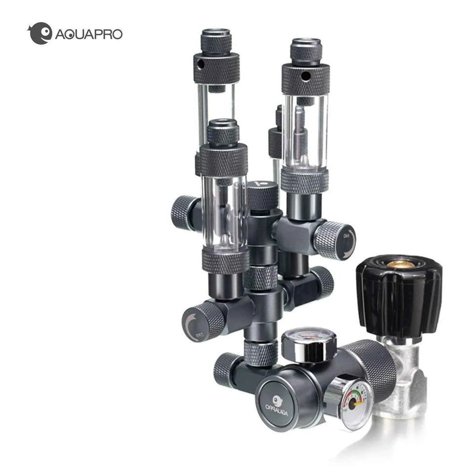 Aquapro Expandable One-to-two CO2 Splitter For Aquarium Plant Tanks With Bubble Counter Accessories Supplies Co2 Kit Generator