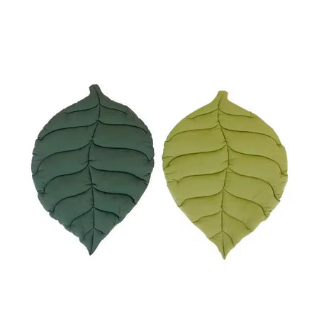 Bed Mats Soft Cotton Leaf Shaped