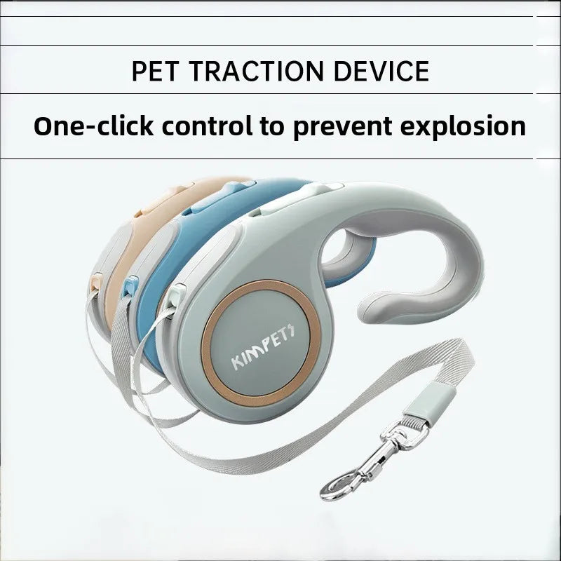 Simple Pet Leash Automatic Retractable Durable Travel Pet Supplies