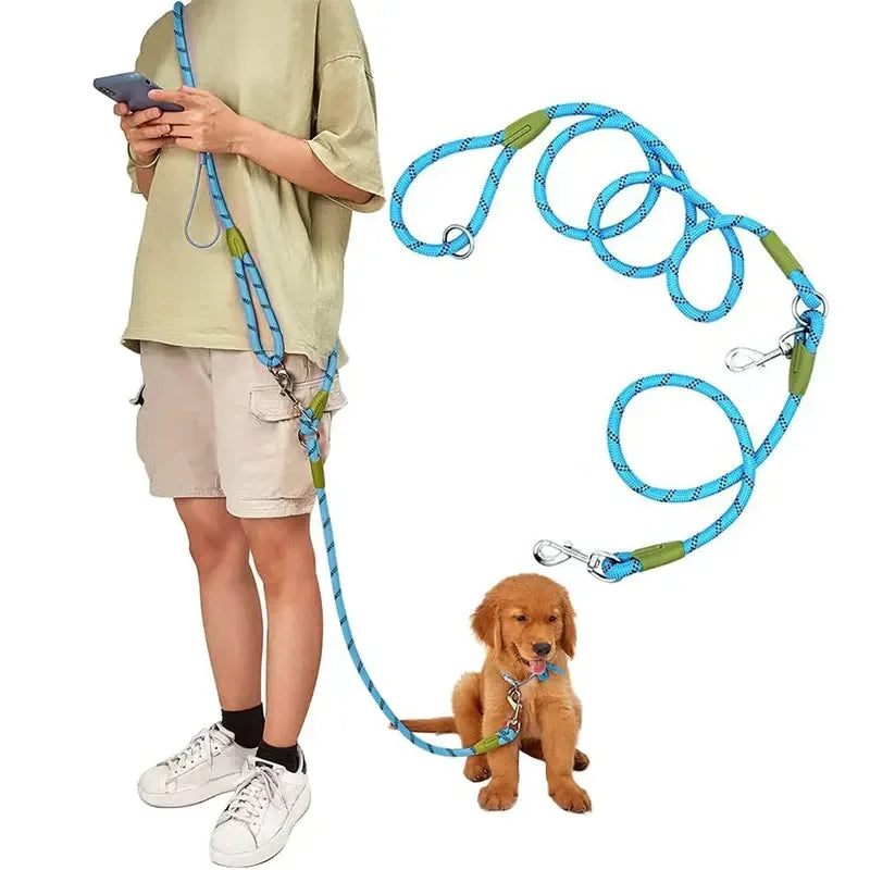 Reflective Nylon Leashes Pet Accessories Dogs Chain Traction Rope