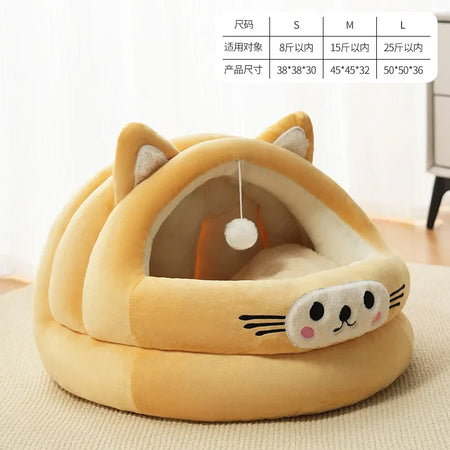 Bed Basket Bed Cozy Kitten Cushion