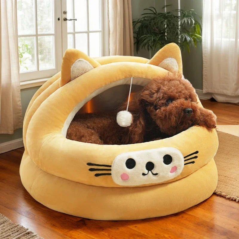 Bed Basket Bed Cozy Kitten Cushion