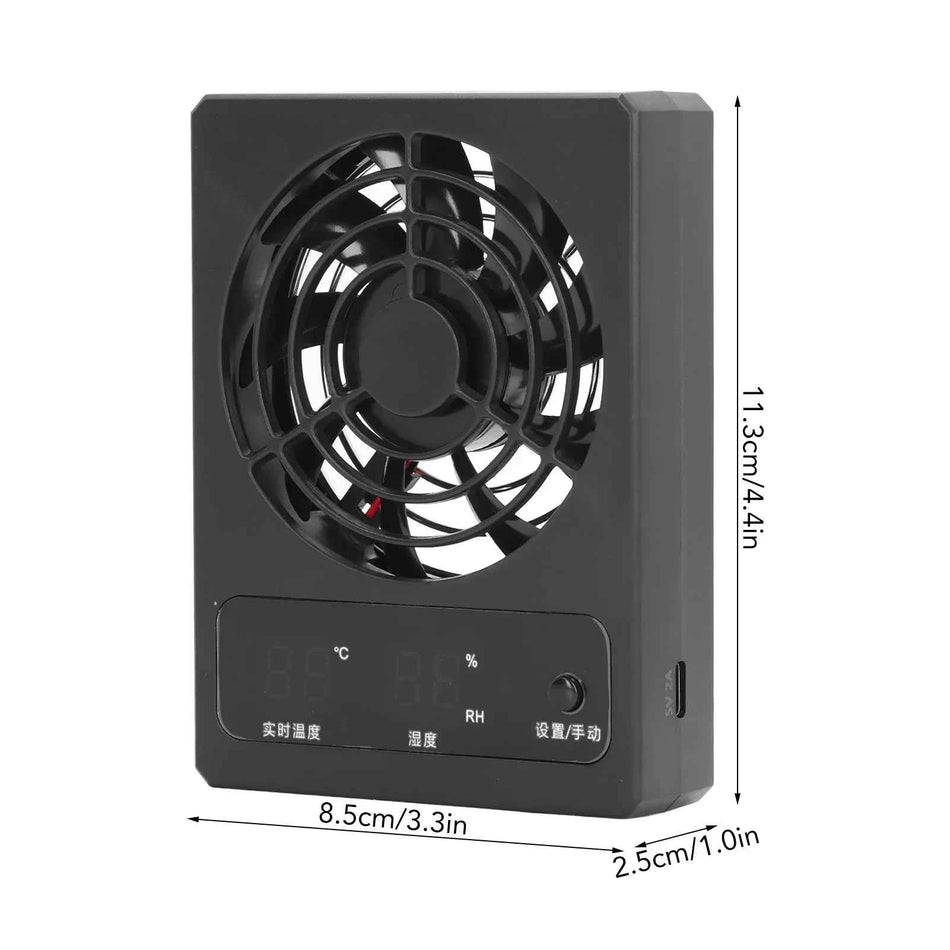 Reptile  Fan Heat Dissipation Quiet Improving Air Circulation Reptiles Terrarium Fan Intelligent for Snakes for Amphibians