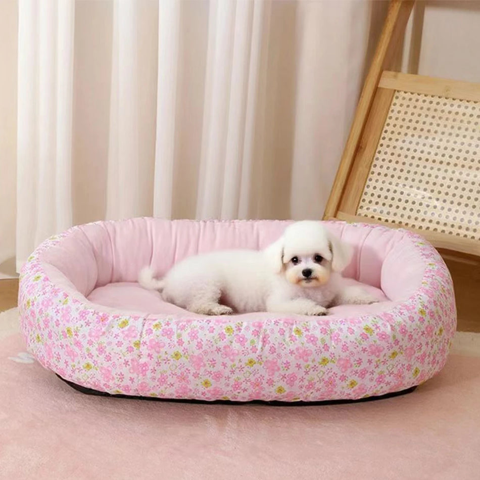 Floral All Season Bed French Bulldog 13