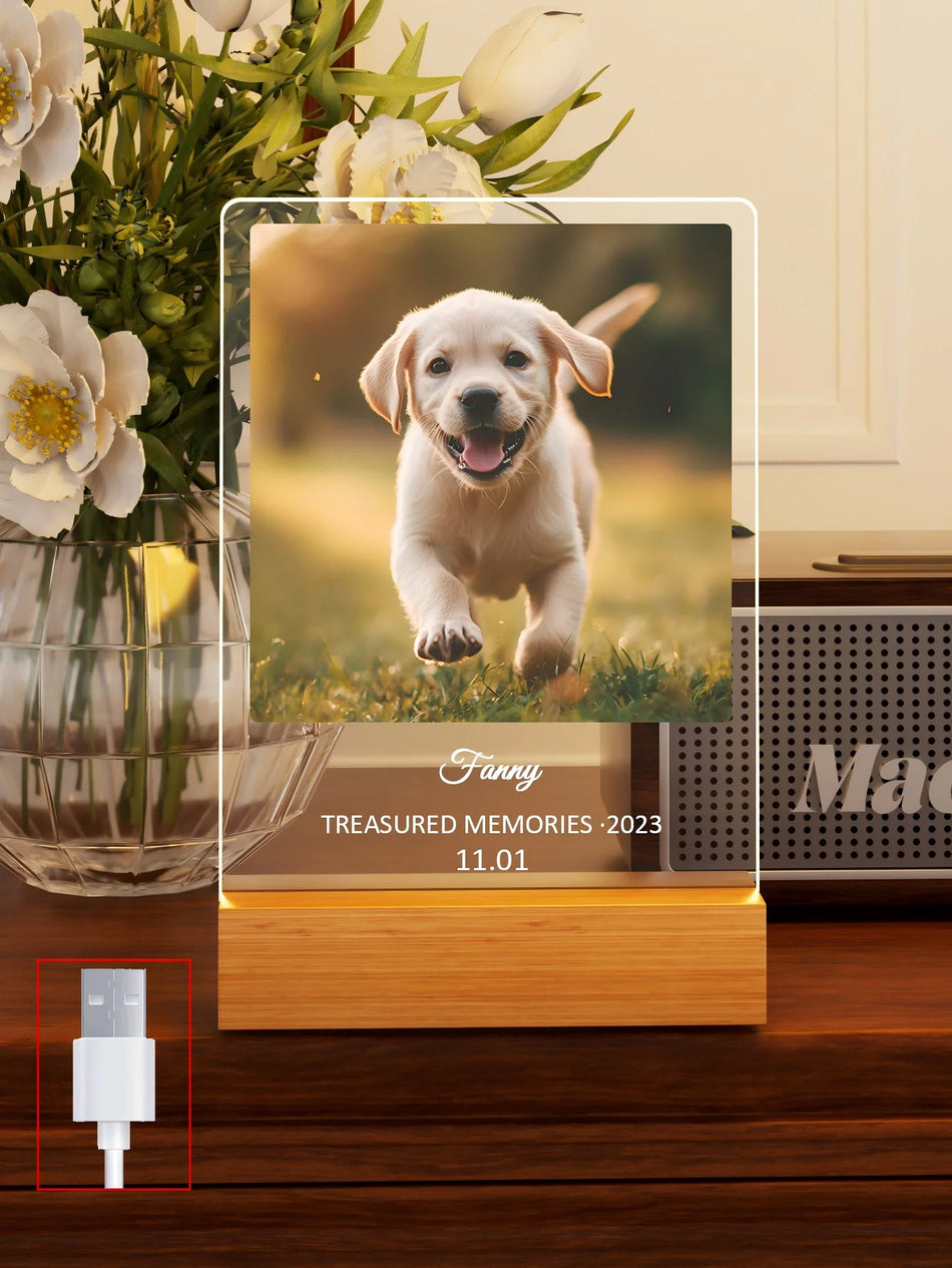 Custom Memorial Nightlight Custom Name Date