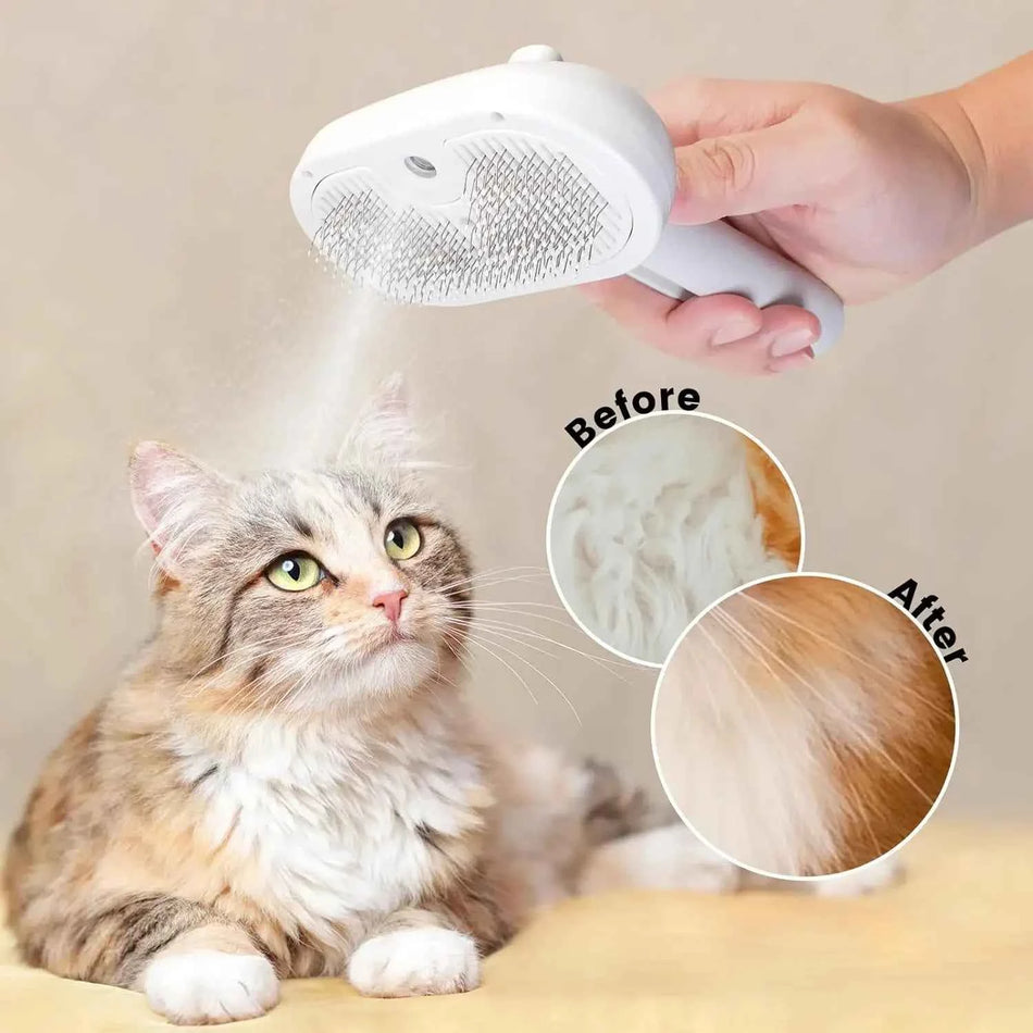 Upgraded Spray Grooming Comb Steamy Floating