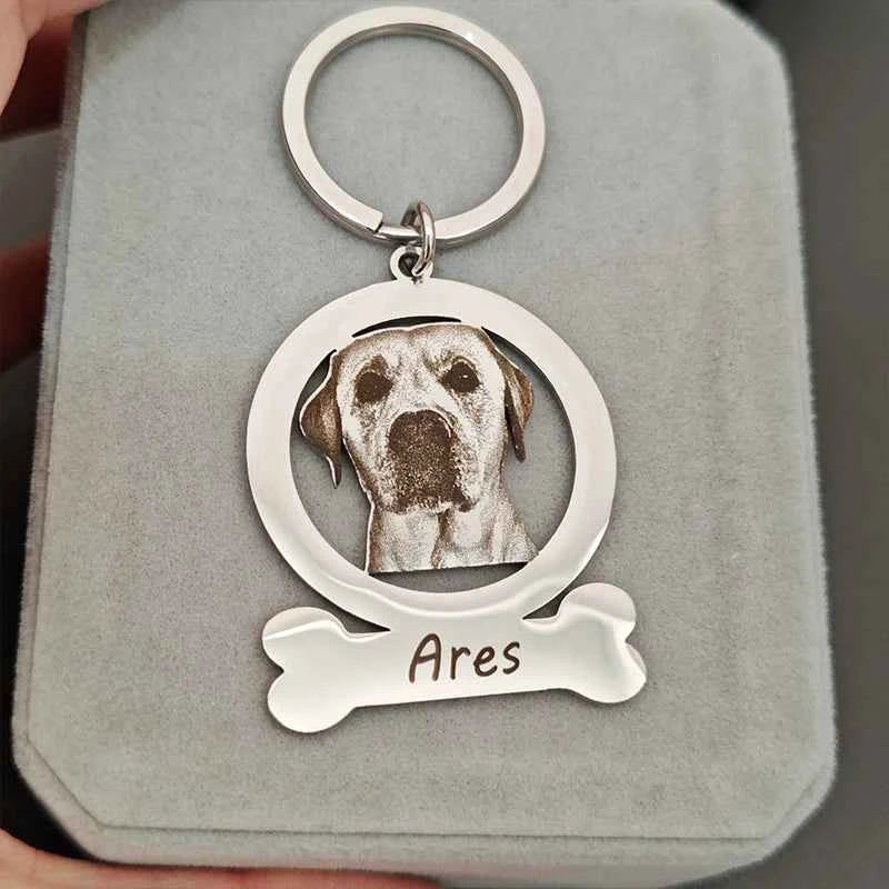 Custom Photo Name Keychain Personalized Memories