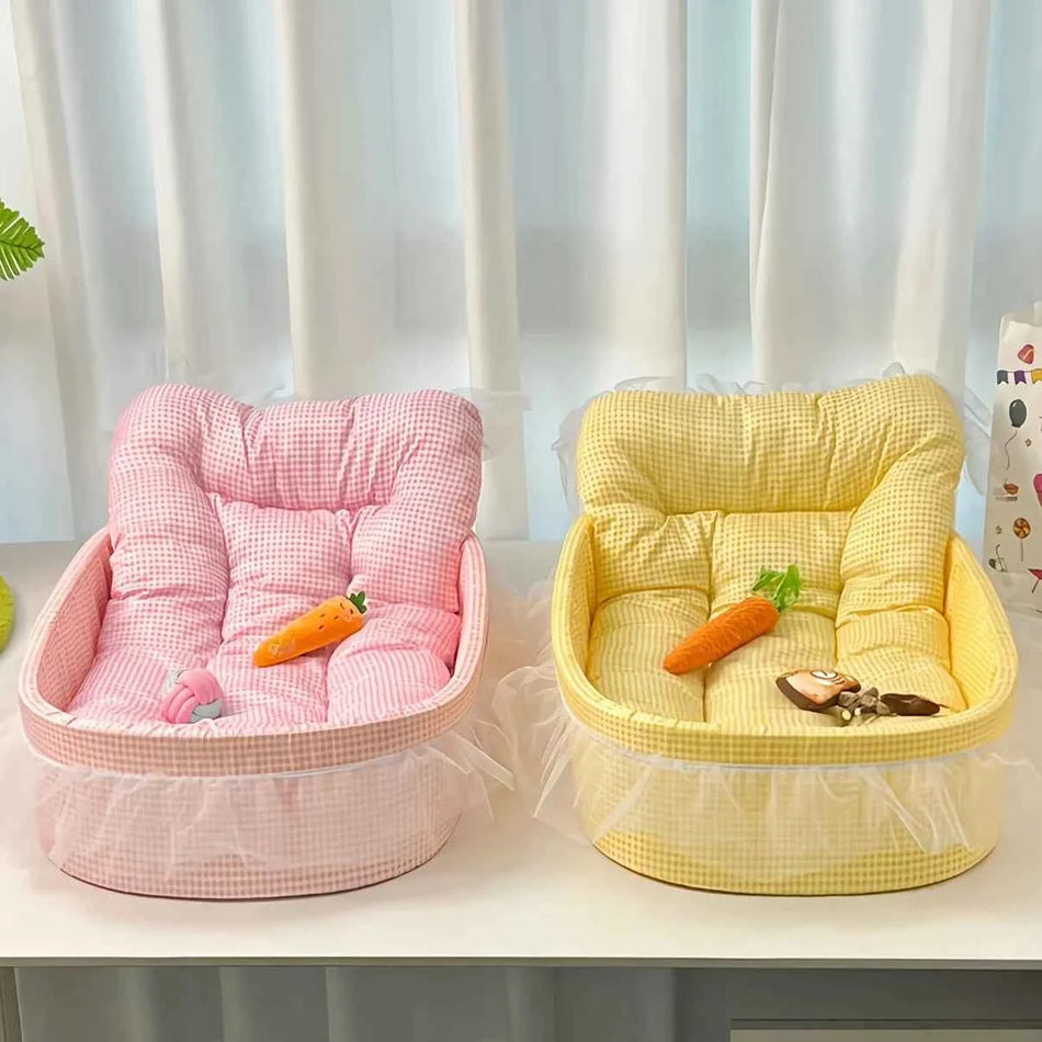 1set Cute Lace Trimmed Princess Bed