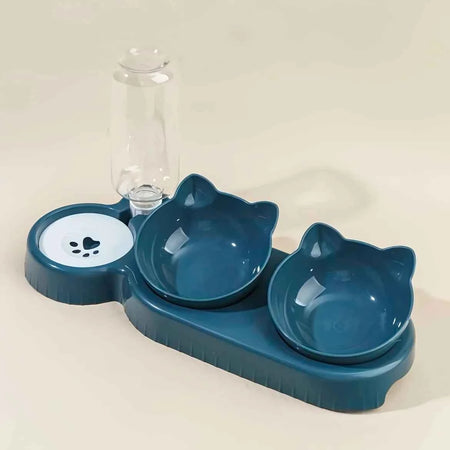 Bowls Water Feeder Ear Design Tilted