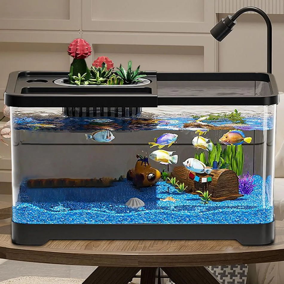 Small Aquarium Kit Led Fish Tank
