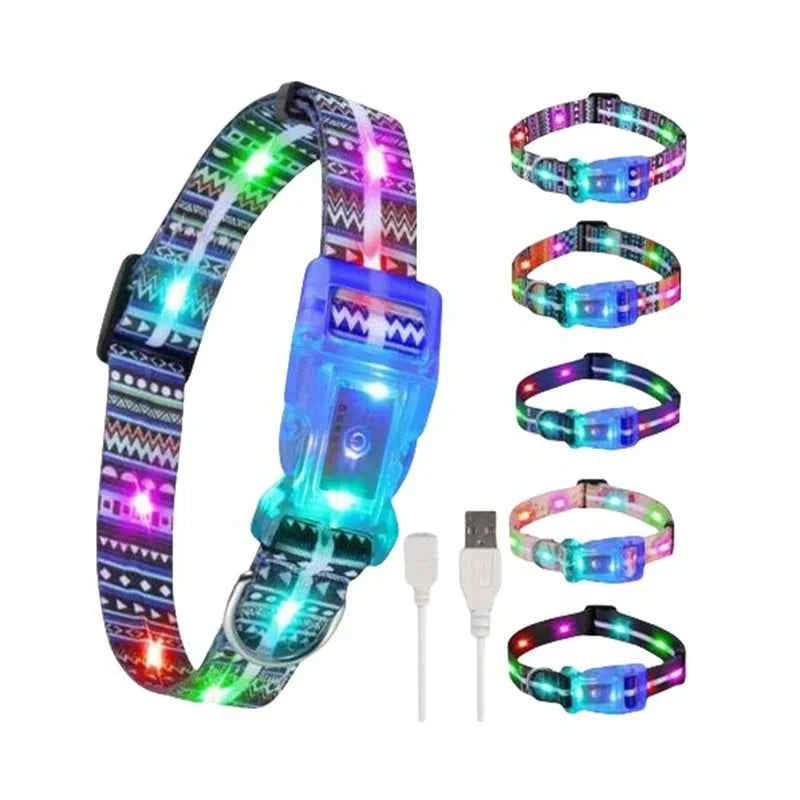 Led Collars Luminous Necklace Buckle Ip68