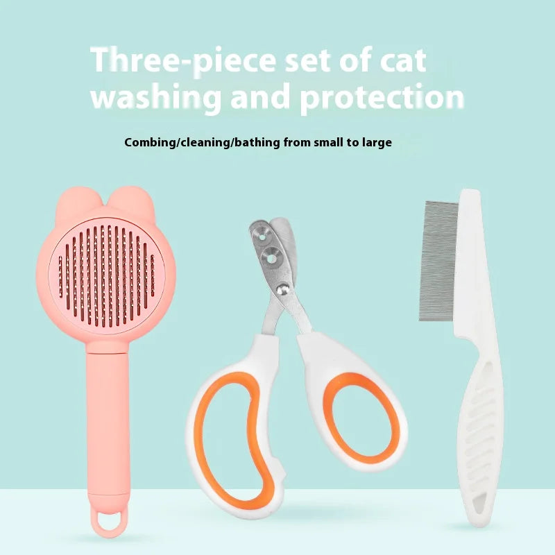 Grooming Supplies Piece Set Include Round