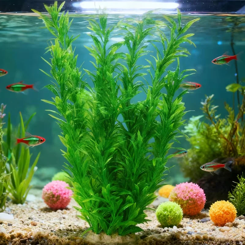 40Cm Green Artificial Aquarium Plant Fish