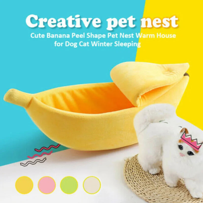 Banana Bed House Funny Cute Cozy