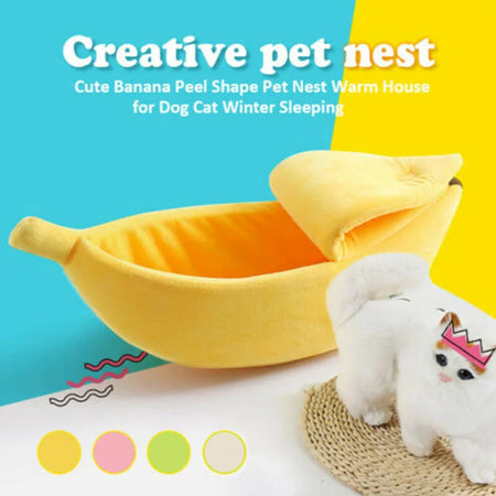 Banana Bed House Funny Cute Cozy