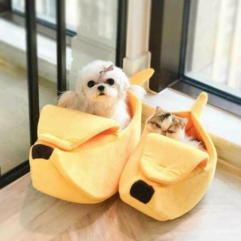 Banana Bed House Funny Cute Cozy
