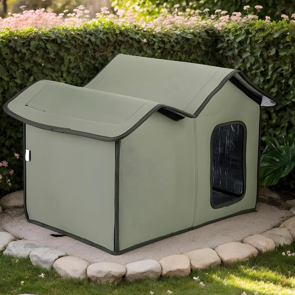 Winter Cat House Outdoor Feral Cats Dogs House Weatherproof