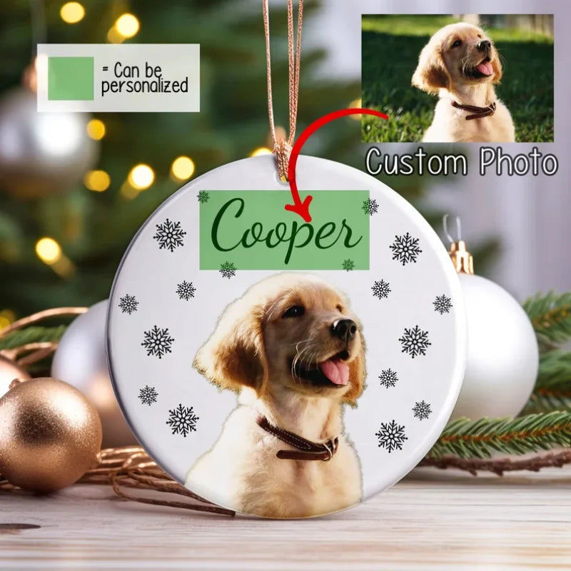 Personalized Picture Christmas Ornament Custom Ornament