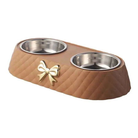1pc Food Bowls Bowtie Food Drinking 10