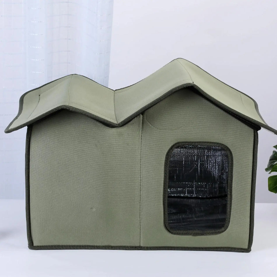 Winter Cat House Outdoor Feral Cats Dogs House Weatherproof