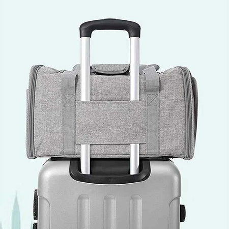 Airline Approved Pet Carrier for Cats & Dogs – Foldable Dog Bag with Soft Mat, Breathable Mesh Windows, Travel-Ready Cat Carrier