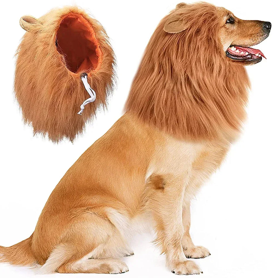 Cute Pet Dog Cosplay Clothes Lion Mane For Dog