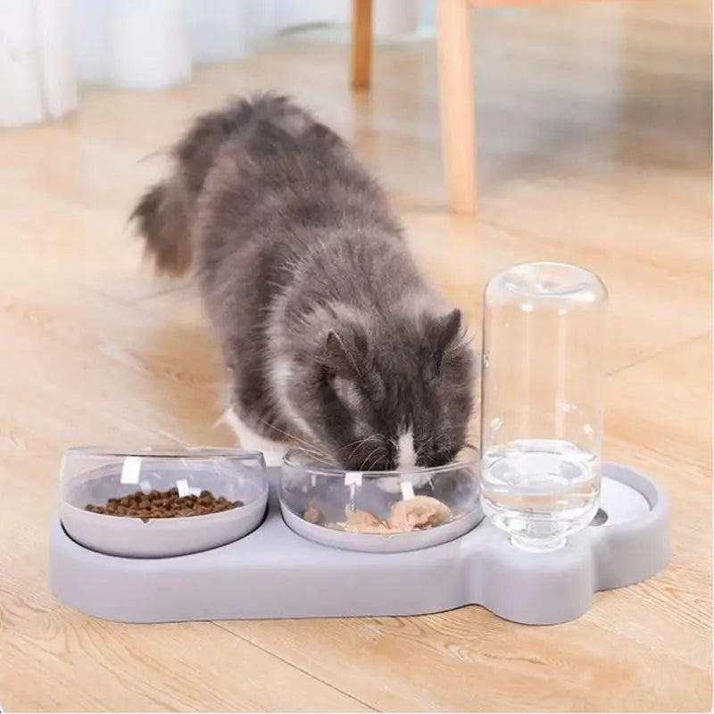 Pet Automatic Feeders 3 Bowl Pet Water Dispenser Feeders