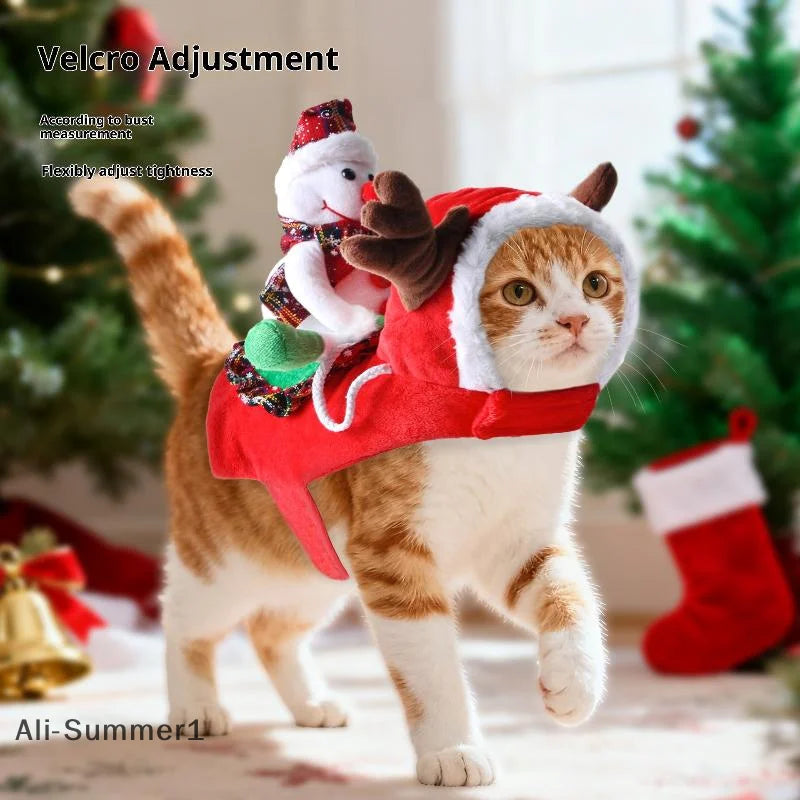 Efunny Christmas Pet Costume Snowman