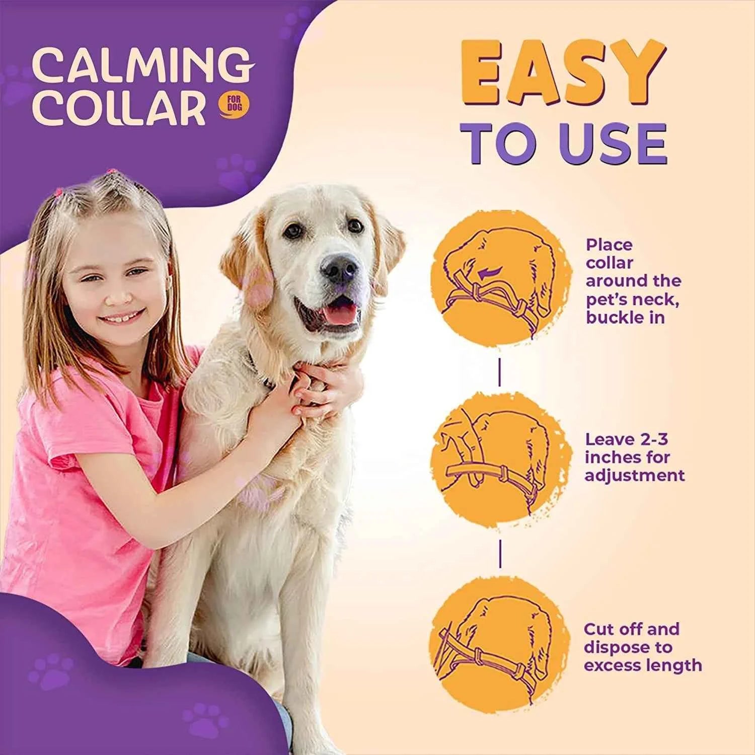 Calm Collar Neck Strap Plastics Soothe