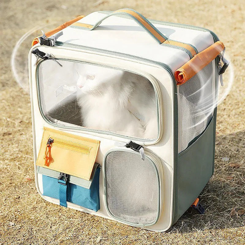 Breathable Pet Cat Carrier Backpack