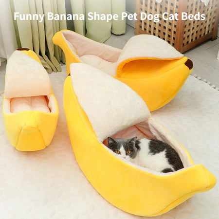 Banana Bed House Funny Cute Cozy