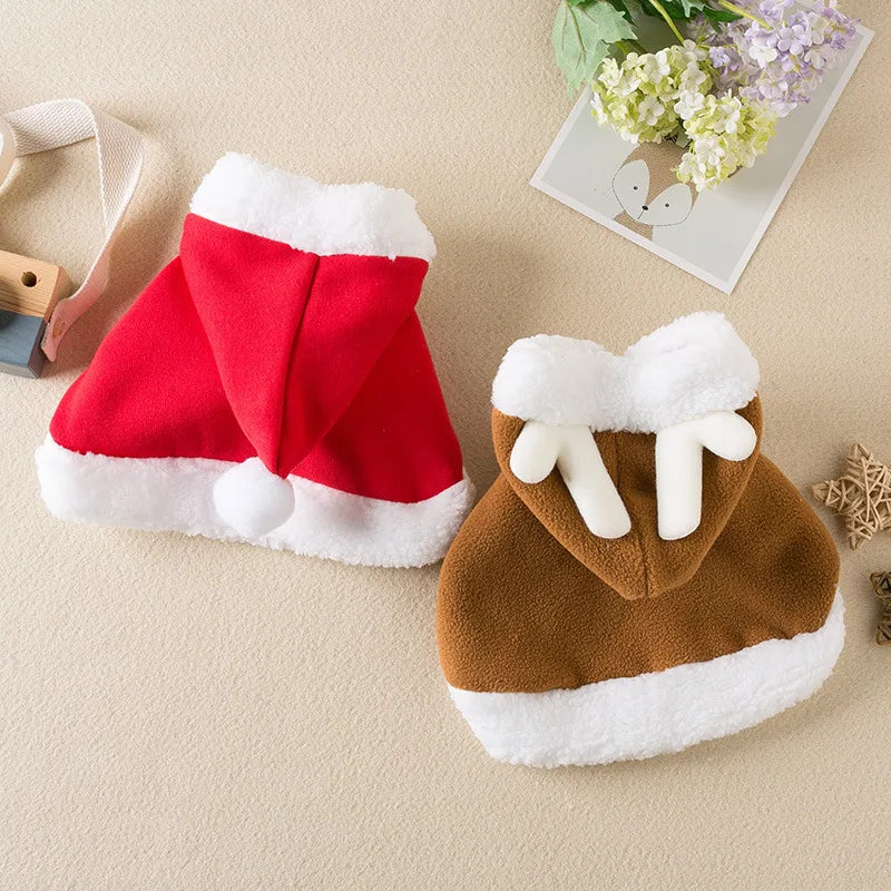 Pet Costumes Cute Christmas Cloak