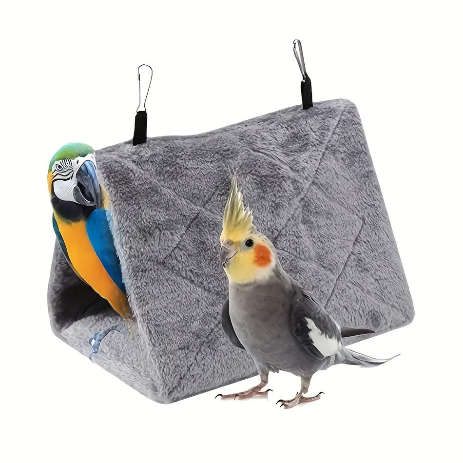 Plush Winter Bird Nest House